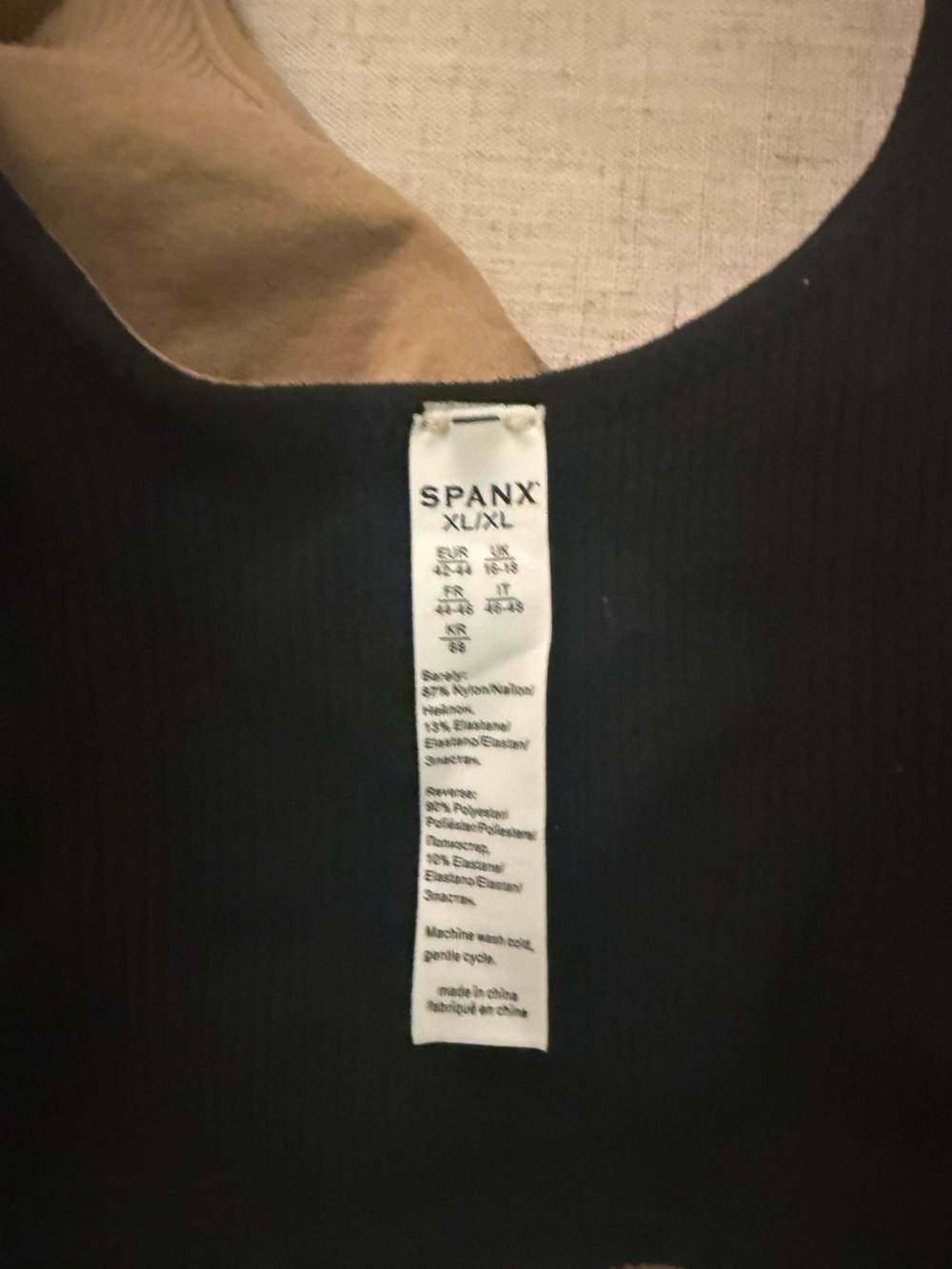 NEW SPANX Breast of Both Worlds Reversible Comfort Bra Black and Nude Beige - Picture 10 of 12